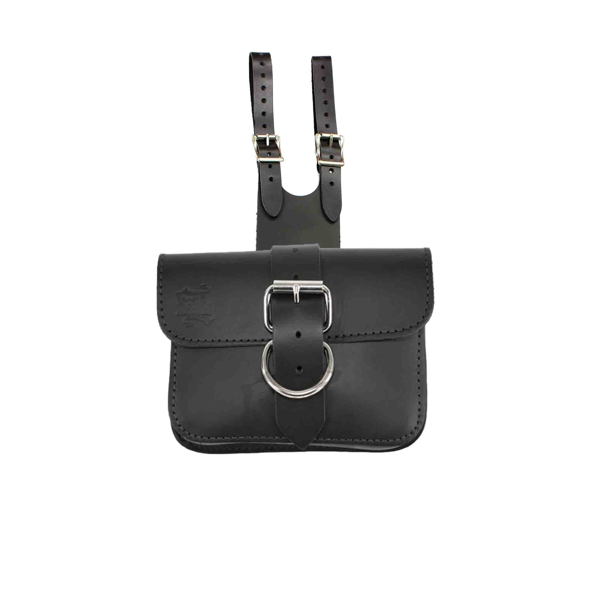 Upgrade your Harley-Davidsonยฎ Dyna with the DBB071 Dyna Strap On Battery Bag. Hand crafted in USA with premium leather and top quality hardware. Durable and stylish, it's the perfect fit for your motorcycle.